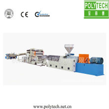 Feuille de plastique PP/PE/PVC/ligne de Machine